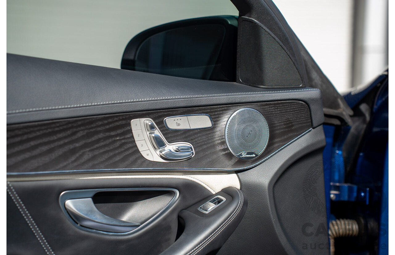 7/2015 Mercedes-Benz C63 AMG S 205 4d Wagon Brilliant Blue Metallic Twin Turbo V8 4.0L