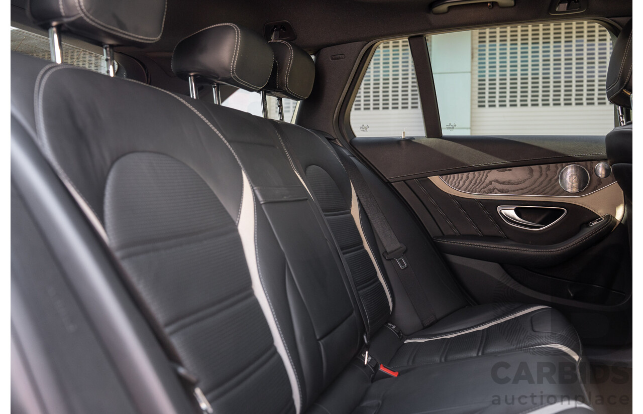 7/2015 Mercedes-Benz C63 AMG S 205 4d Wagon Brilliant Blue Metallic Twin Turbo V8 4.0L