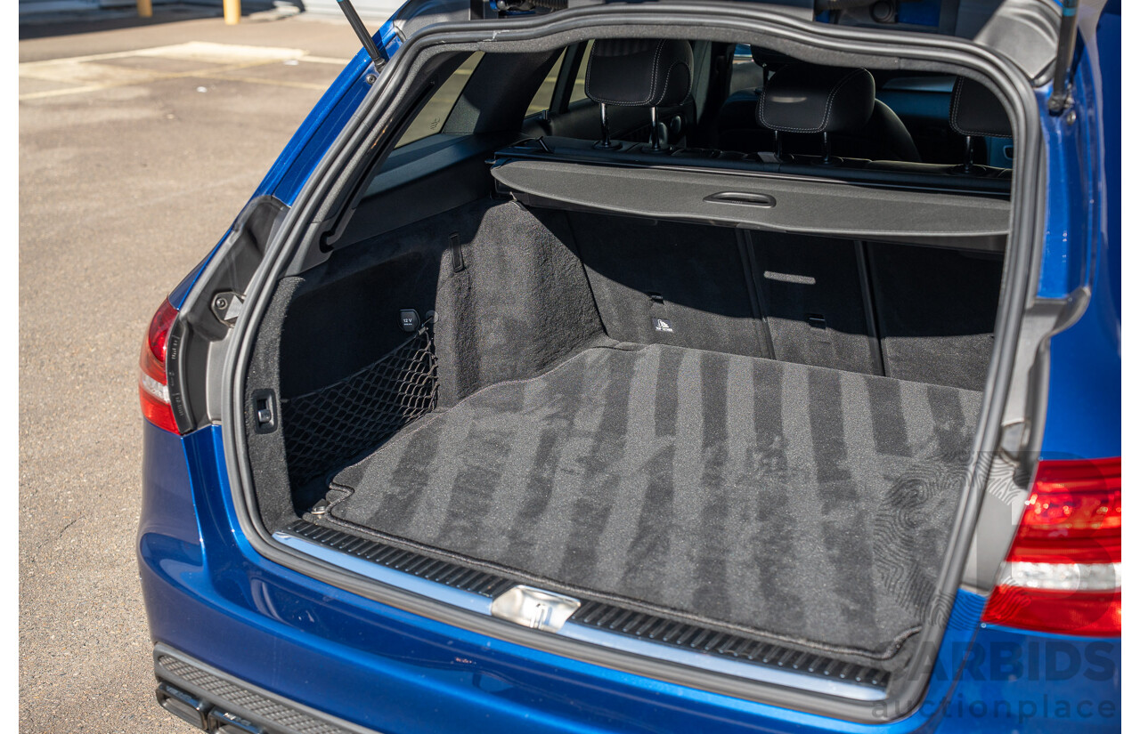 7/2015 Mercedes-Benz C63 AMG S 205 4d Wagon Brilliant Blue Metallic Twin Turbo V8 4.0L
