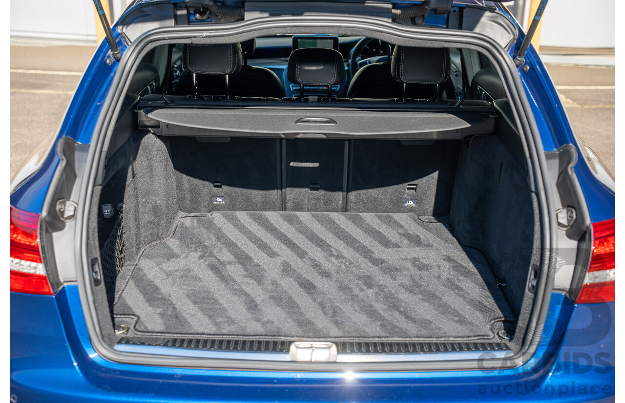 7/2015 Mercedes-Benz C63 AMG S 205 4d Wagon Brilliant Blue Metallic Twin Turbo V8 4.0L