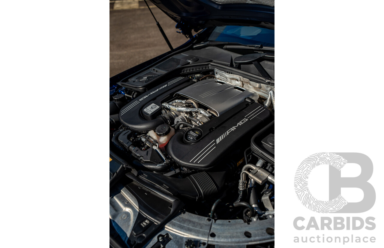 7/2015 Mercedes-Benz C63 AMG S 205 4d Wagon Brilliant Blue Metallic Twin Turbo V8 4.0L