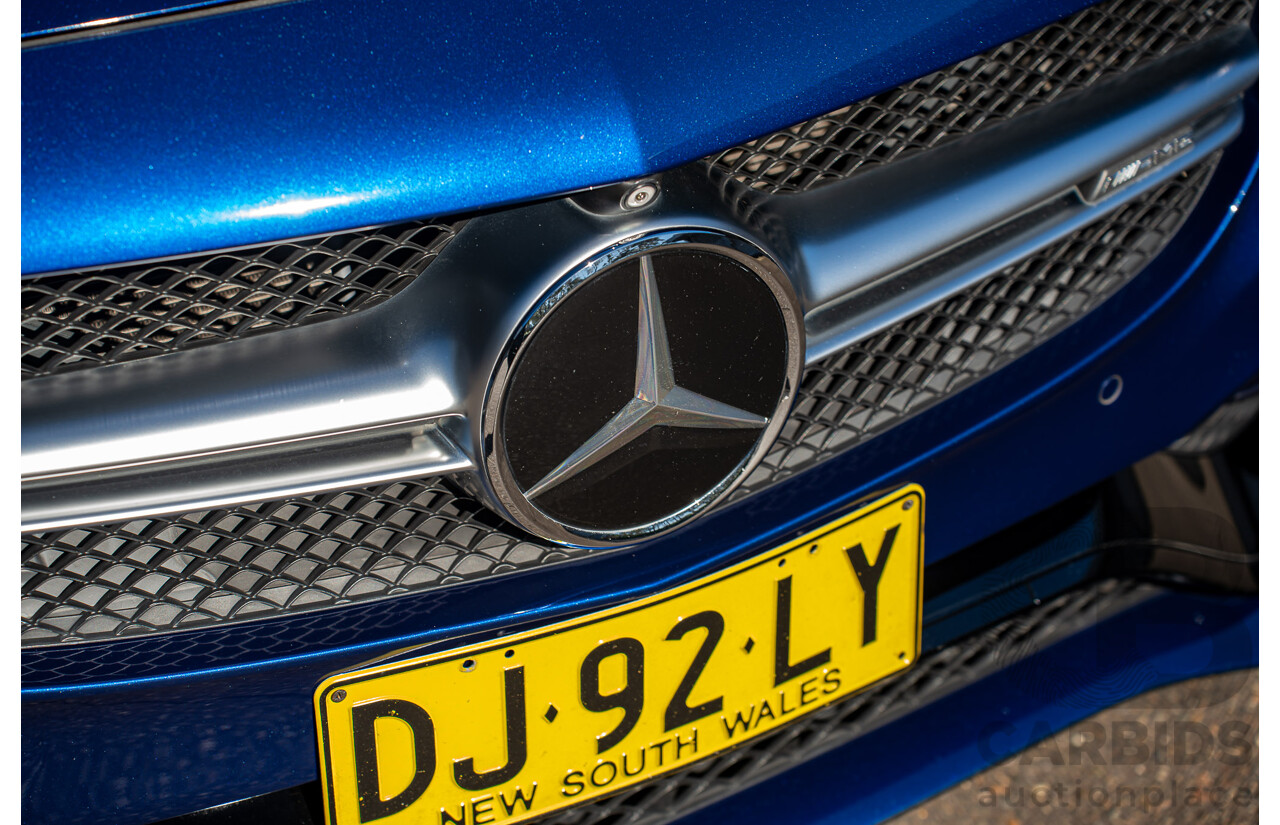 7/2015 Mercedes-Benz C63 AMG S 205 4d Wagon Brilliant Blue Metallic Twin Turbo V8 4.0L