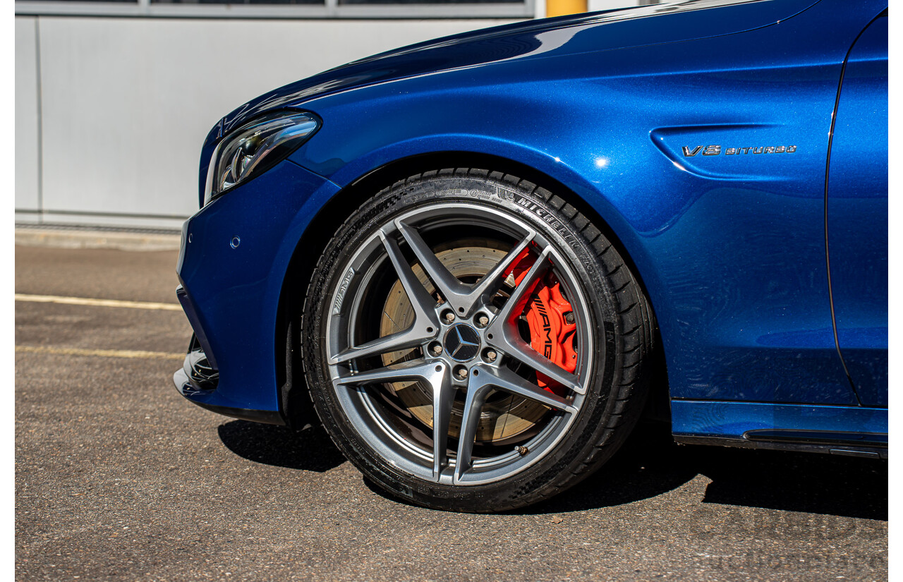 7/2015 Mercedes-Benz C63 AMG S 205 4d Wagon Brilliant Blue Metallic Twin Turbo V8 4.0L