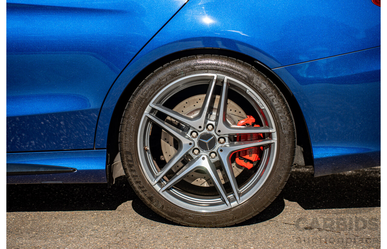 7/2015 Mercedes-Benz C63 AMG S 205 4d Wagon Brilliant Blue Metallic Twin Turbo V8 4.0L