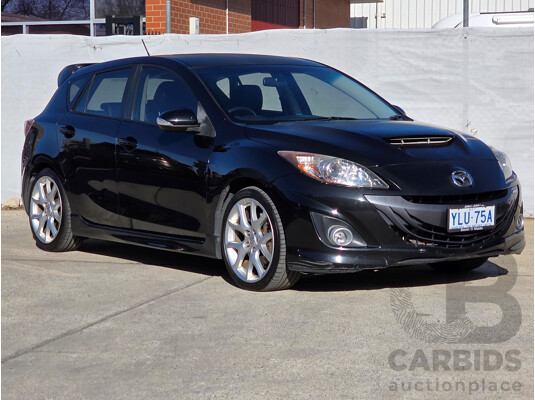 11/2009 Mazda Mazda3 MPS BL 5d Hatchback Black 2.3L