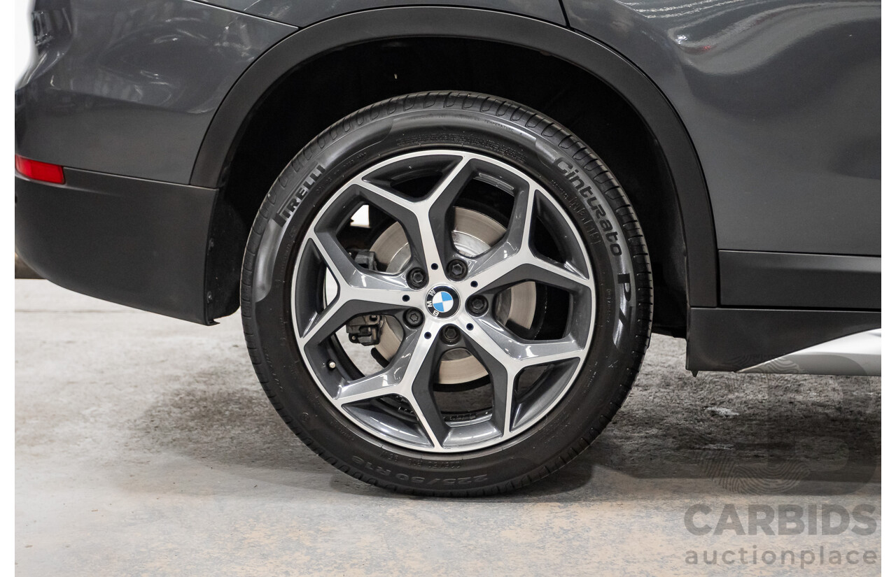 11/2015 BMW X1 Sdrive 20i F48 MY16 4d Wagon Mineral Grey Metallic Turbo 2.0L