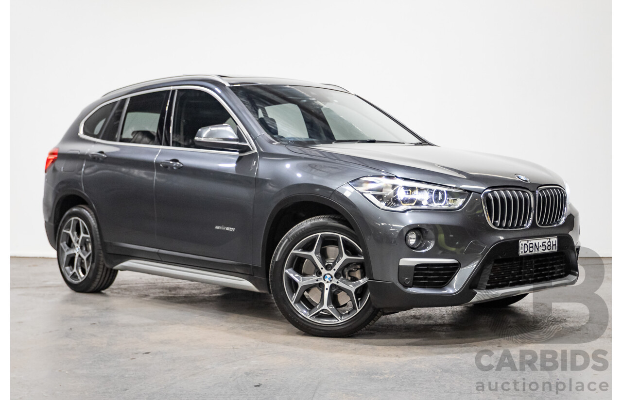 11/2015 BMW X1 Sdrive 20i F48 MY16 4d Wagon Mineral Grey Metallic Turbo 2.0L
