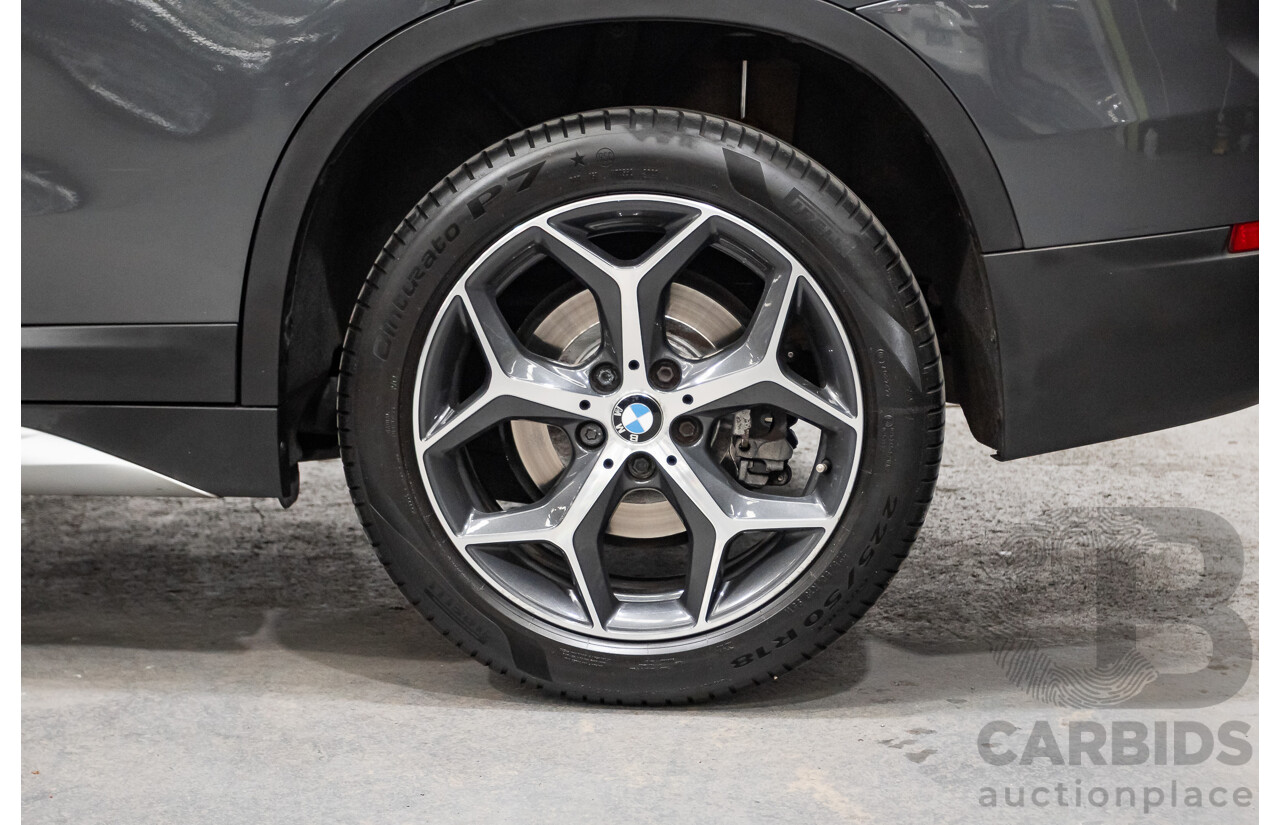 11/2015 BMW X1 Sdrive 20i F48 MY16 4d Wagon Mineral Grey Metallic Turbo 2.0L