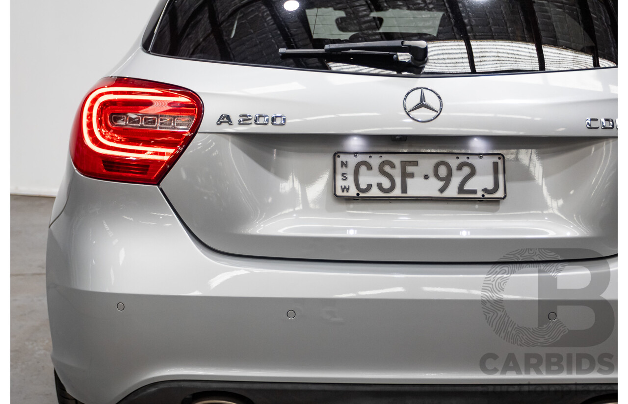 3/2014 Mercedes-Benz A200 CDI 176 MY14 5d Hatchback Polar Silver Metallic Turbo Diesel 2.1L