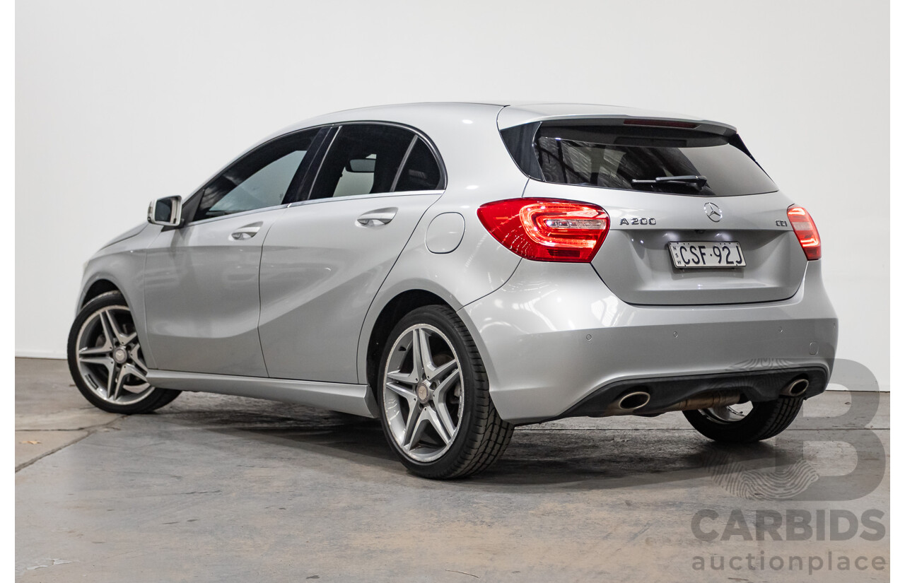 3/2014 Mercedes-Benz A200 CDI 176 MY14 5d Hatchback Polar Silver Metallic Turbo Diesel 2.1L