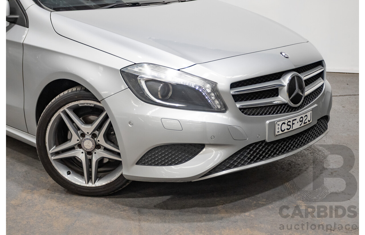 3/2014 Mercedes-Benz A200 CDI 176 MY14 5d Hatchback Polar Silver Metallic Turbo Diesel 2.1L