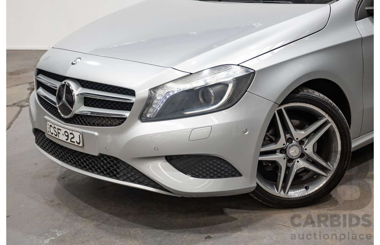 3/2014 Mercedes-Benz A200 CDI 176 MY14 5d Hatchback Polar Silver Metallic Turbo Diesel 2.1L