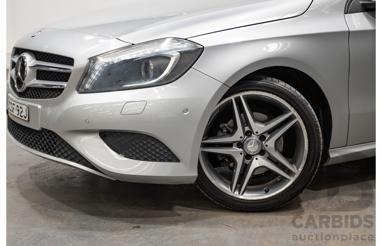 3/2014 Mercedes-Benz A200 CDI 176 MY14 5d Hatchback Polar Silver Metallic Turbo Diesel 2.1L