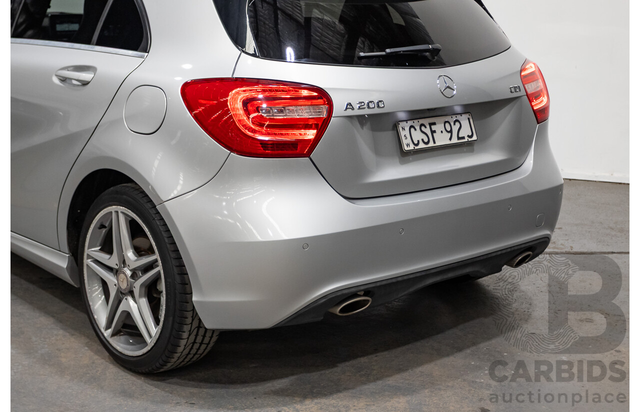 3/2014 Mercedes-Benz A200 CDI 176 MY14 5d Hatchback Polar Silver Metallic Turbo Diesel 2.1L