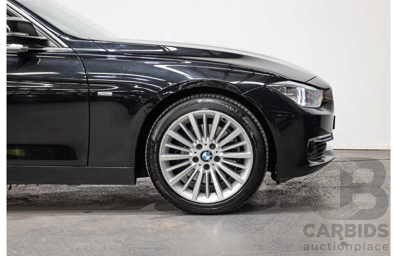 8/2014 BMW 328i Luxury Line F30 MY14 4d Sedan Black Sapphire Metallic Turbo 2.0L