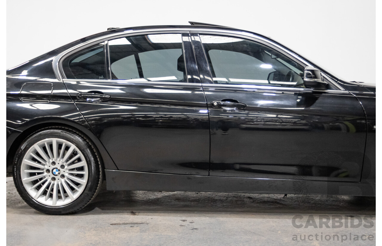 8/2014 BMW 328i Luxury Line F30 MY14 4d Sedan Black Sapphire Metallic Turbo 2.0L