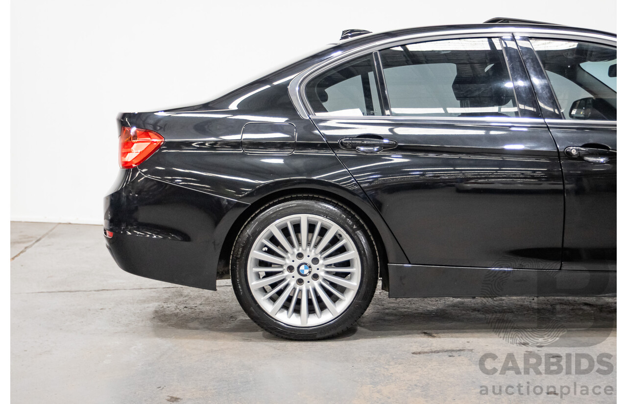 8/2014 BMW 328i Luxury Line F30 MY14 4d Sedan Black Sapphire Metallic Turbo 2.0L