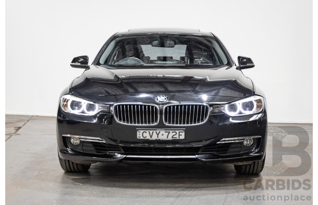 8/2014 BMW 328i Luxury Line F30 MY14 4d Sedan Black Sapphire Metallic Turbo 2.0L