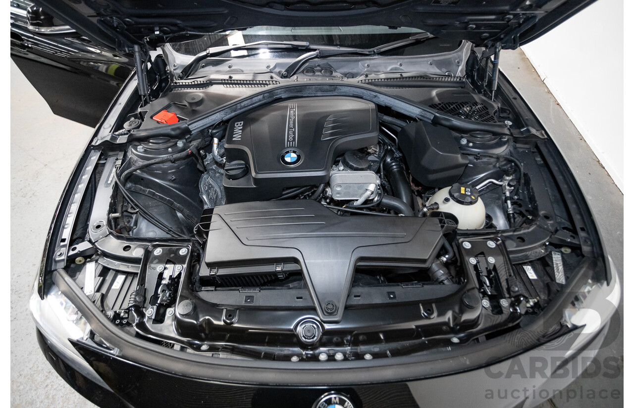 8/2014 BMW 328i Luxury Line F30 MY14 4d Sedan Black Sapphire Metallic Turbo 2.0L