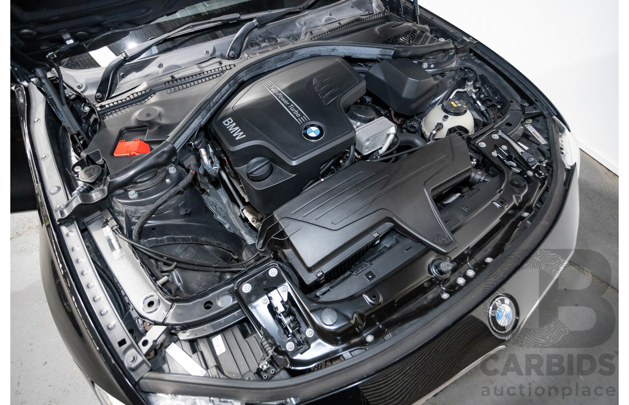 8/2014 BMW 328i Luxury Line F30 MY14 4d Sedan Black Sapphire Metallic Turbo 2.0L
