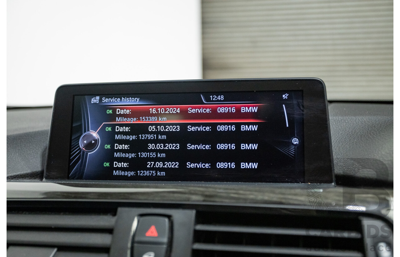 8/2014 BMW 328i Luxury Line F30 MY14 4d Sedan Black Sapphire Metallic Turbo 2.0L