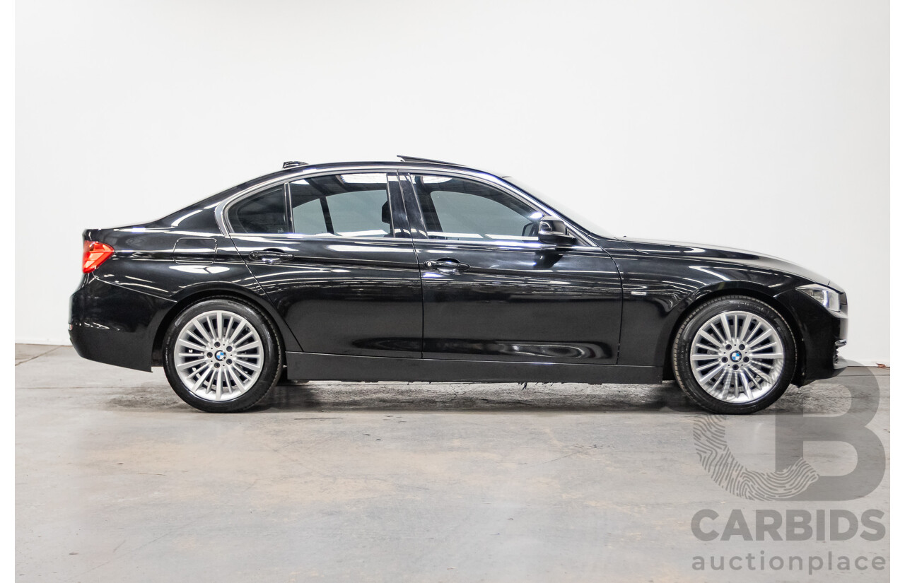 8/2014 BMW 328i Luxury Line F30 MY14 4d Sedan Black Sapphire Metallic Turbo 2.0L