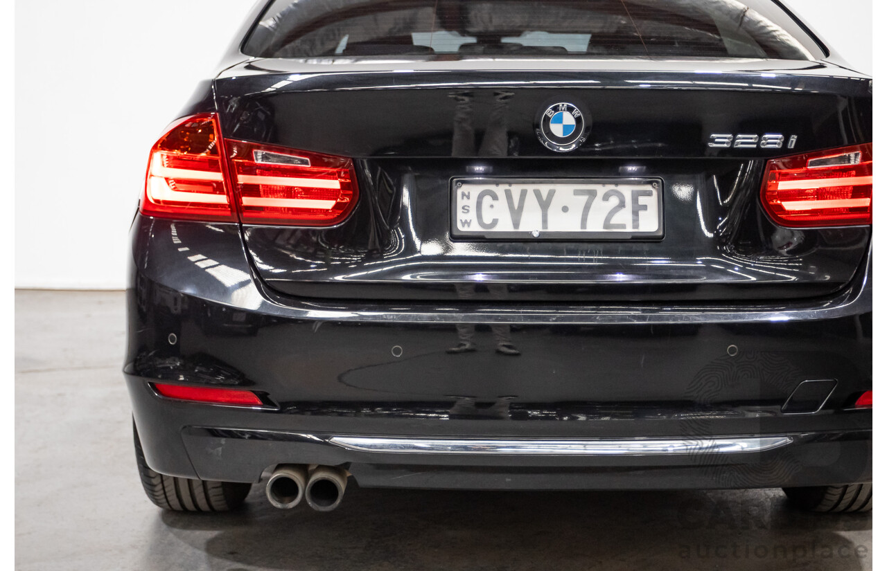 8/2014 BMW 328i Luxury Line F30 MY14 4d Sedan Black Sapphire Metallic Turbo 2.0L