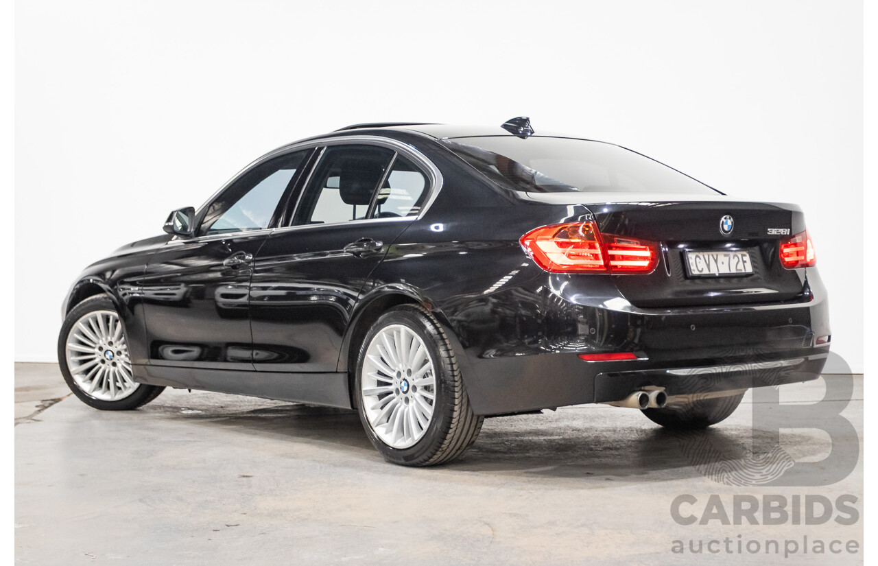 8/2014 BMW 328i Luxury Line F30 MY14 4d Sedan Black Sapphire Metallic Turbo 2.0L