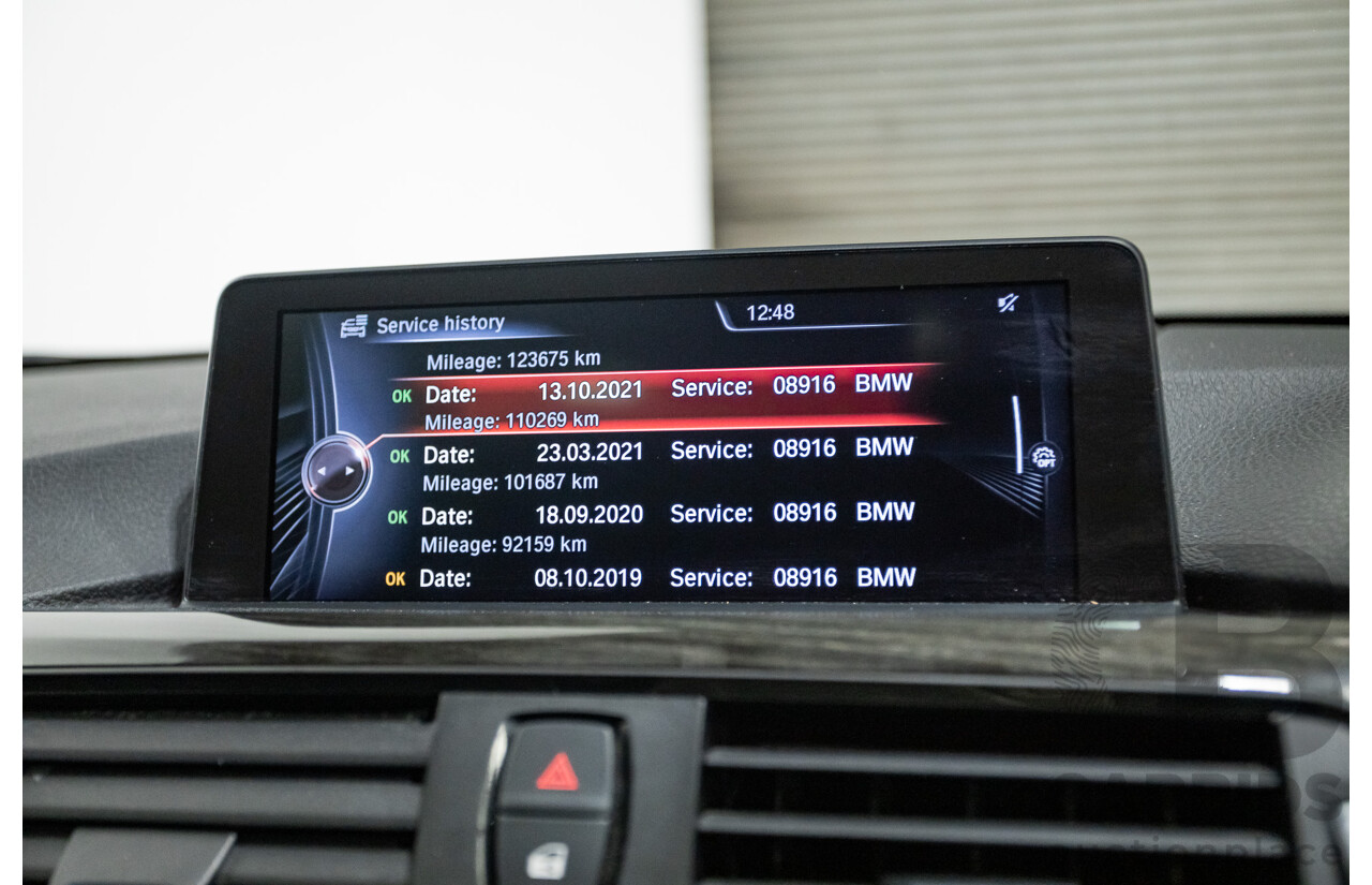 8/2014 BMW 328i Luxury Line F30 MY14 4d Sedan Black Sapphire Metallic Turbo 2.0L