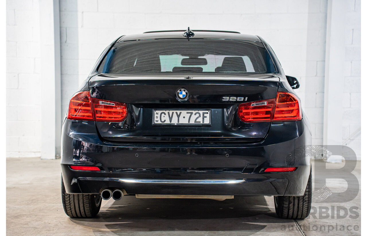 8/2014 BMW 328i Luxury Line F30 MY14 4d Sedan Black Sapphire Metallic Turbo 2.0L