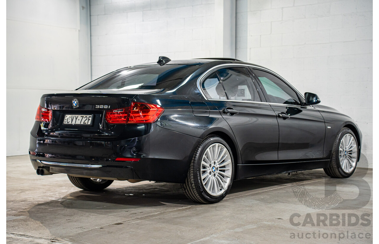 8/2014 BMW 328i Luxury Line F30 MY14 4d Sedan Black Sapphire Metallic Turbo 2.0L