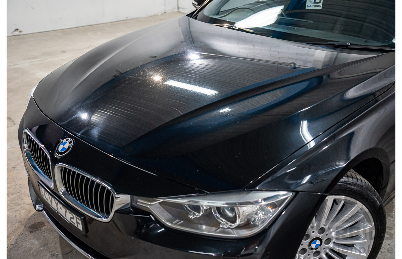 8/2014 BMW 328i Luxury Line F30 MY14 4d Sedan Black Sapphire Metallic Turbo 2.0L