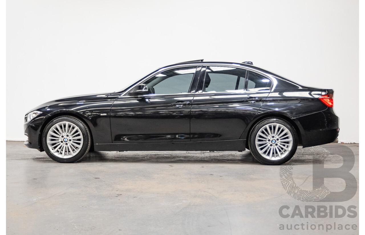 8/2014 BMW 328i Luxury Line F30 MY14 4d Sedan Black Sapphire Metallic Turbo 2.0L