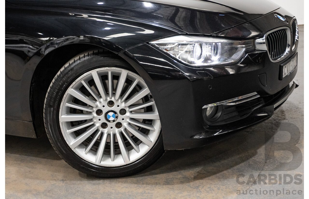 8/2014 BMW 328i Luxury Line F30 MY14 4d Sedan Black Sapphire Metallic Turbo 2.0L