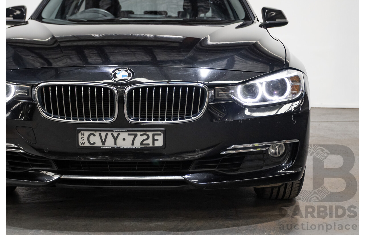 8/2014 BMW 328i Luxury Line F30 MY14 4d Sedan Black Sapphire Metallic Turbo 2.0L