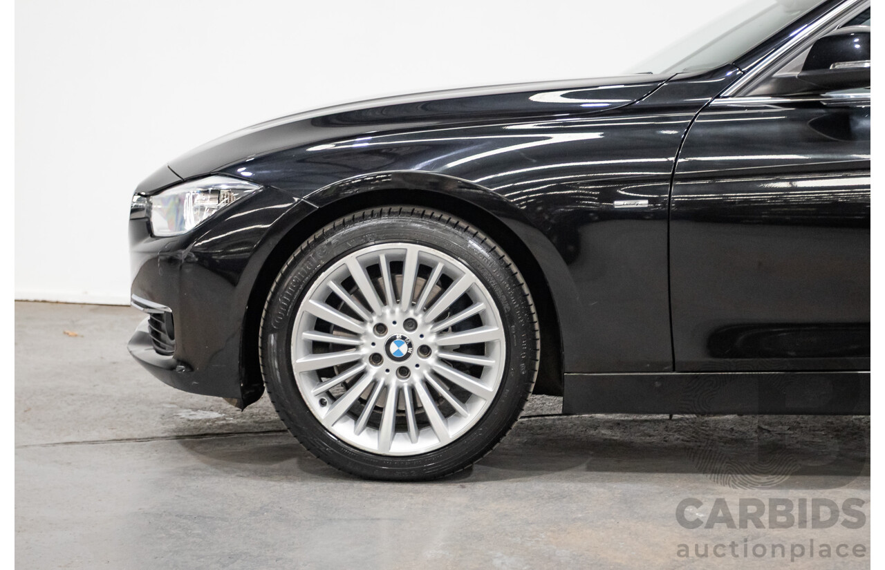 8/2014 BMW 328i Luxury Line F30 MY14 4d Sedan Black Sapphire Metallic Turbo 2.0L