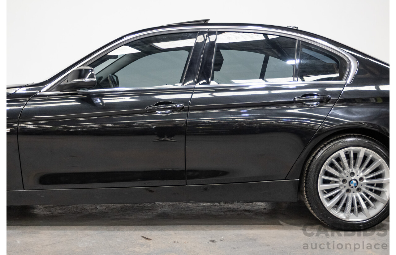 8/2014 BMW 328i Luxury Line F30 MY14 4d Sedan Black Sapphire Metallic Turbo 2.0L