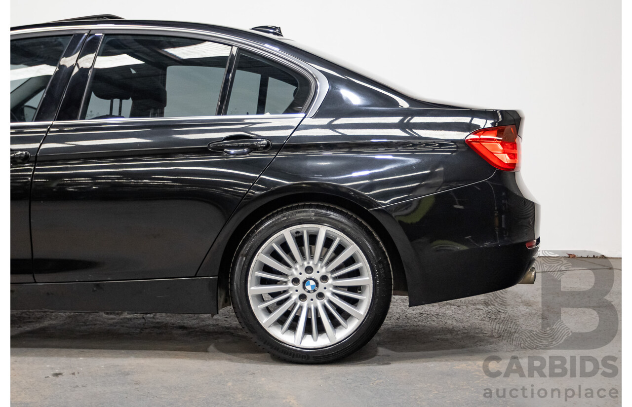 8/2014 BMW 328i Luxury Line F30 MY14 4d Sedan Black Sapphire Metallic Turbo 2.0L