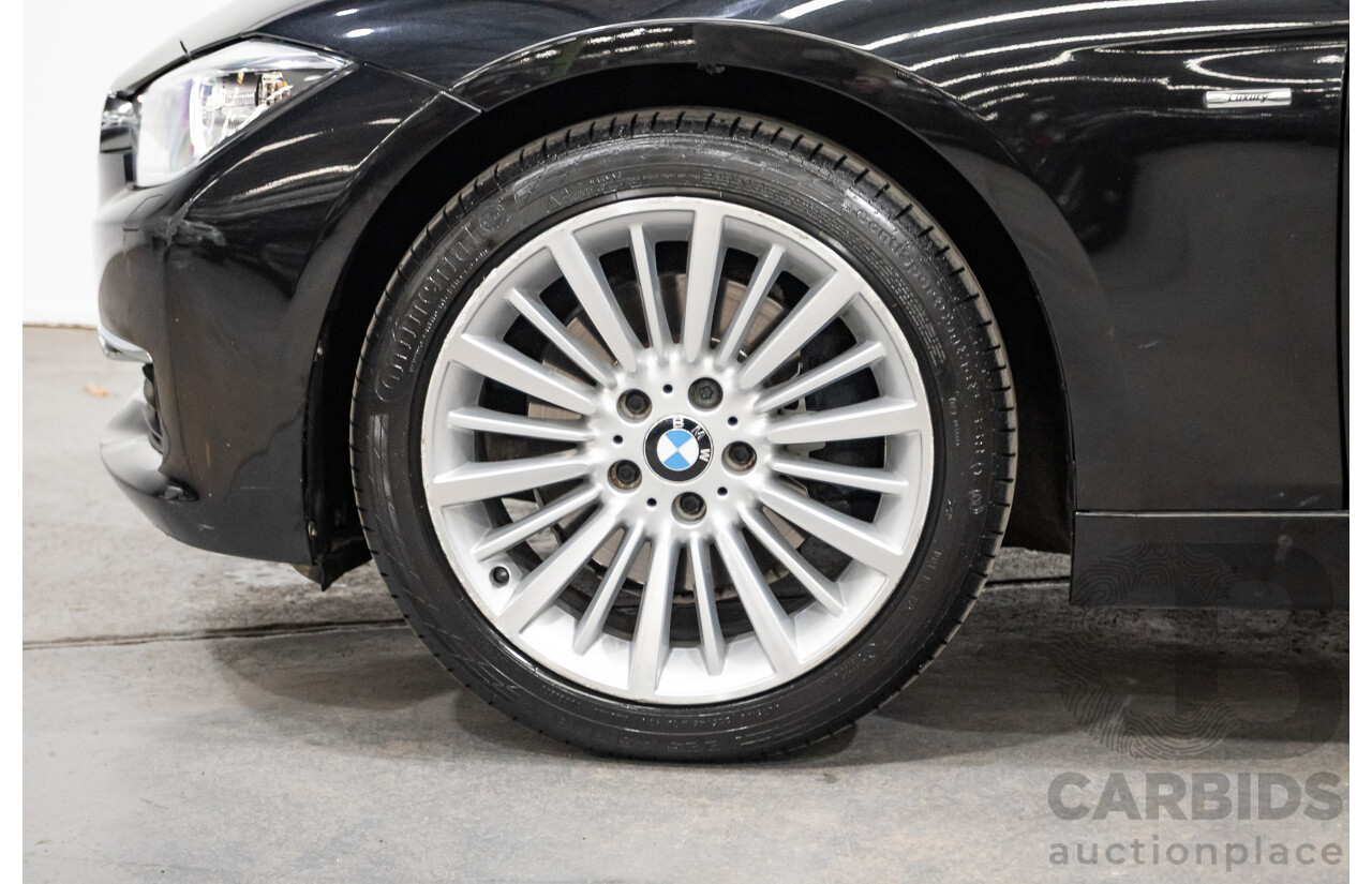 8/2014 BMW 328i Luxury Line F30 MY14 4d Sedan Black Sapphire Metallic Turbo 2.0L
