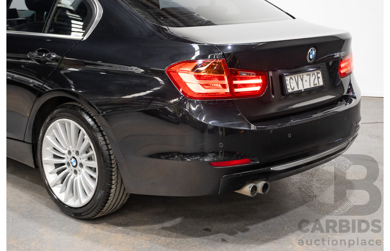 8/2014 BMW 328i Luxury Line F30 MY14 4d Sedan Black Sapphire Metallic Turbo 2.0L