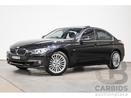 8/2014 BMW 328i Luxury Line F30 MY14 4d Sedan Black Sapphire Metallic Turbo 2.0L