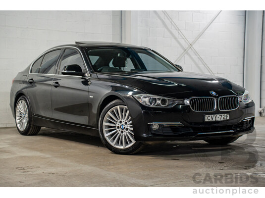 8/2014 BMW 328i Luxury Line F30 MY14 4d Sedan Black Sapphire Metallic Turbo 2.0L