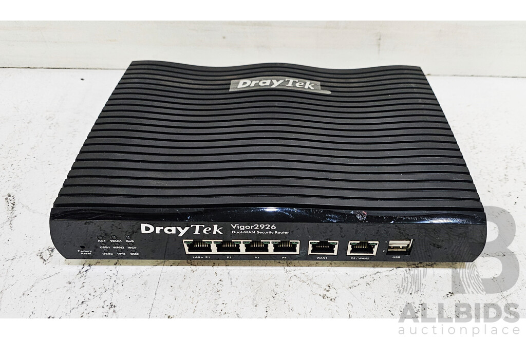 DrayTek Vigor2926 Security Firewall Modem Router