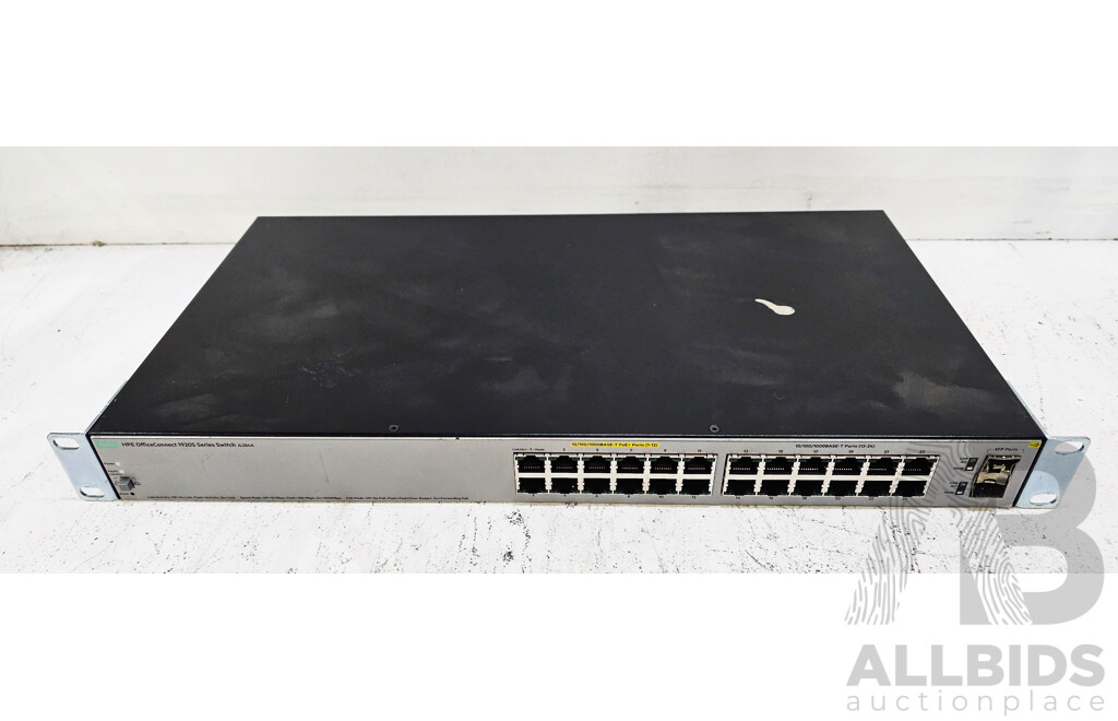 HPE (JL384A) OfficeConnect 1920S 24-Port Gigabit PoE+ Switch