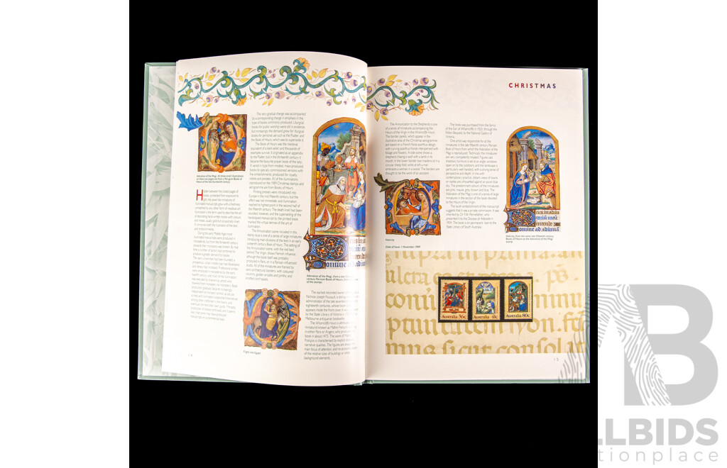 Three Australian Annual Stamp Albums Including 1988, 1989, 1990 - Face Value $114