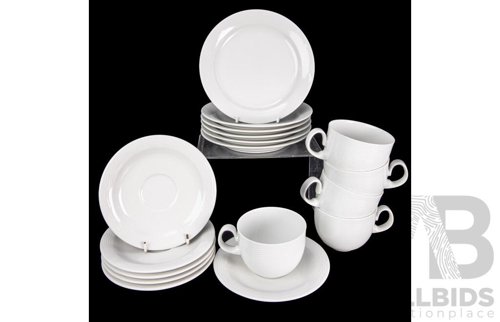 Vintage West German Azberg 17 Piece Tea Set