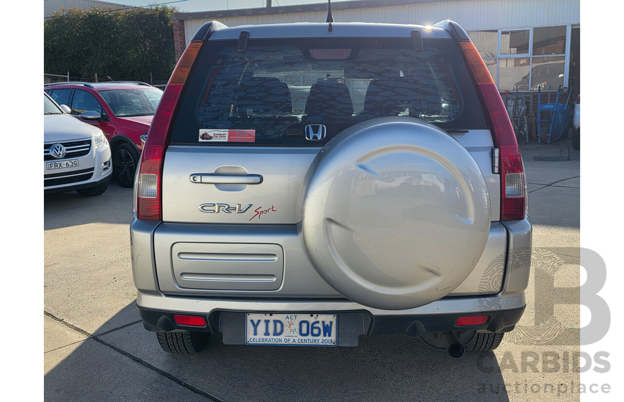 5/2004 Honda CRV (4x4) Sport MY04 4d Wagon Silver 2.4L