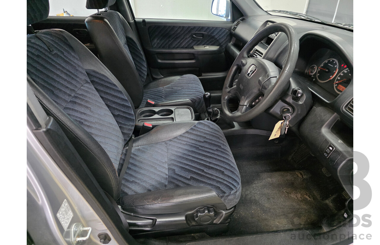 5/2004 Honda CRV (4x4) Sport MY04 4d Wagon Silver 2.4L
