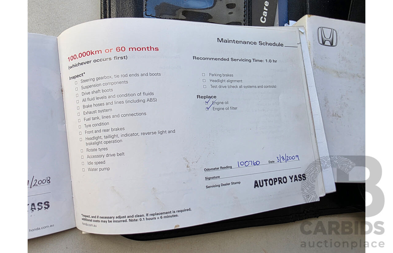 5/2004 Honda CRV (4x4) Sport MY04 4d Wagon Silver 2.4L
