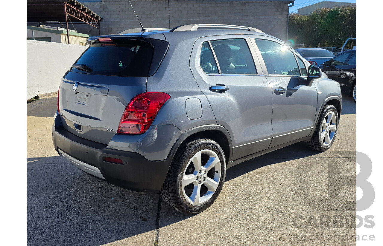 1/2015 Holden Trax LTZ TJ MY15 4d Wagon Grey 1.8L